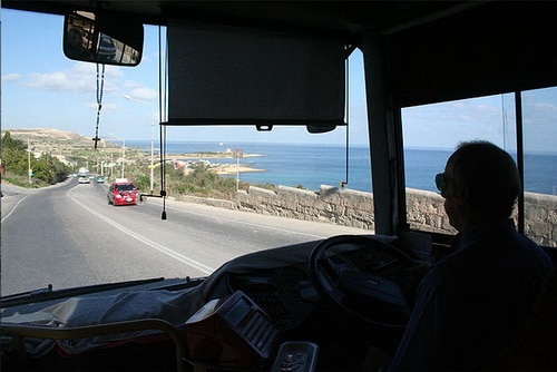 Bus, Gozo island Malta