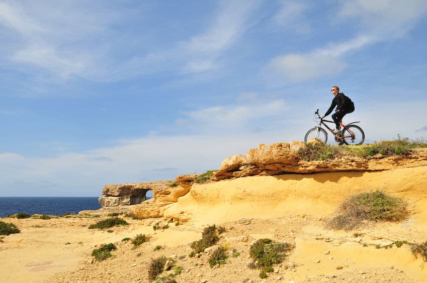 Travel by Bicycle in Gozo Malta